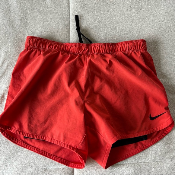 Nike Dri Fit Red Running Shorts - Picture 1 of 4
